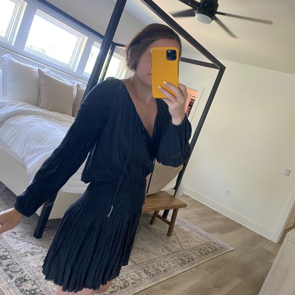 Black Free People Mini Dress size XS